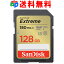 SDXC カード 128GB SDカード Extreme UHS-I U3 V30 4k対応 class10 SanDisk サンディスク R:180MB/s W:90MB/s 海外パッケージ 送料無料 SDSDXVA-128G-GNCIN