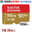 1Ȣ25ˡޥsd 512GB microSDXC SanDisk ǥ UHS-I U3 V30 4K A2 Class10 R:190MB/s W:130MB/s Nintendo Switchưǧ ѥå SATF512G-QXAV-GN6MN-25SET ̵ б SDSQXAV-512G-GN6MN