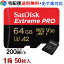 1Ȣ50ˡmicroSDXC 64GB ޥsd ǥ UHS-I U3 V30 4K A2б Class10 R:170MB/s W:90MB/s Nintendo Switchưǧ ѥå SDѴץ SATF64G-QXCY-50SET ̵ б SDSQXCY-064G-GN6MA