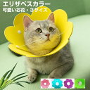 【12/30日限定ポイント5倍】エリザベスカラー ペット用 ソフトエリザベスカラー 犬 猫 ペット お花 手術 怪我 術後の傷口保護【翌日配達送料無料】