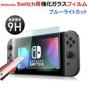 【20日限定ポイント5倍】Nintendo Switch用 ガラスフィルム ブルーライトカット 液晶保護フィルム【翌日配達送料無料】