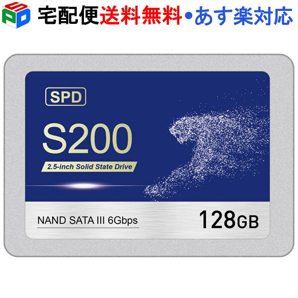 SPD SSD 128GB 3D NAND TLC SATAIII R:550MB/s  2.5C` SEyʂȃA~➑ DꂽM G[@\ ȓd Ռɋ S200-SC128G y3Nۏ؁zz֑ yΉ