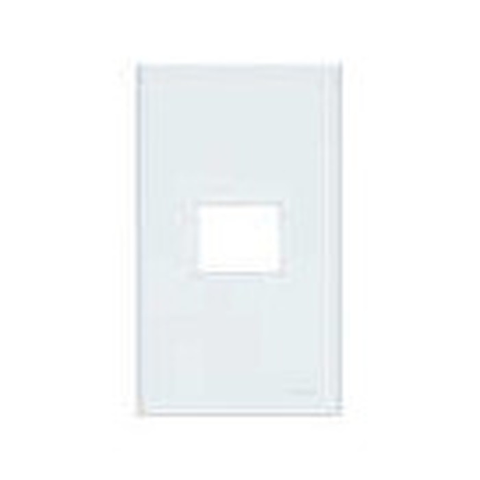 パナソニック 配線器具 コンセントプレート 1連用 1コ用 コスモシリーズ ワイド21 スクエア ホワイト WTF8001W