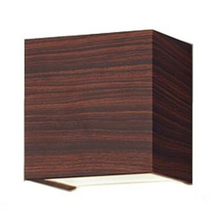 パナソニック LEDブラケットライト コンパクト 調光 60形電球1灯相当 ウォールナット調 本体:LGB81004+ランプ:LLD2000VCB1 温白色:XLGB81821CB1