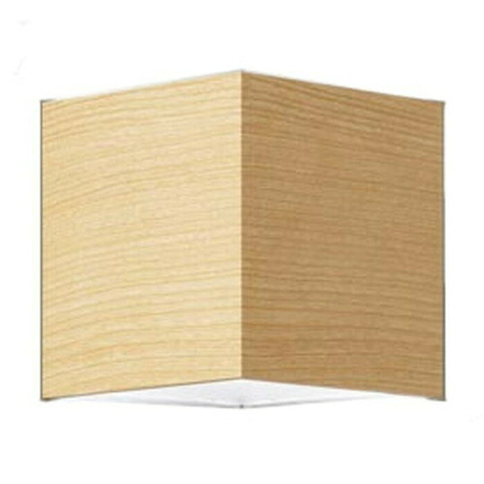 パナソニック LEDブラケットライト コンパクト 入隅コーナー用 調光 60形電球1灯相当 メイプル調 本体:LGB81007+ランプ:LLD2000NCB1 昼白色:XLGB81910CB1