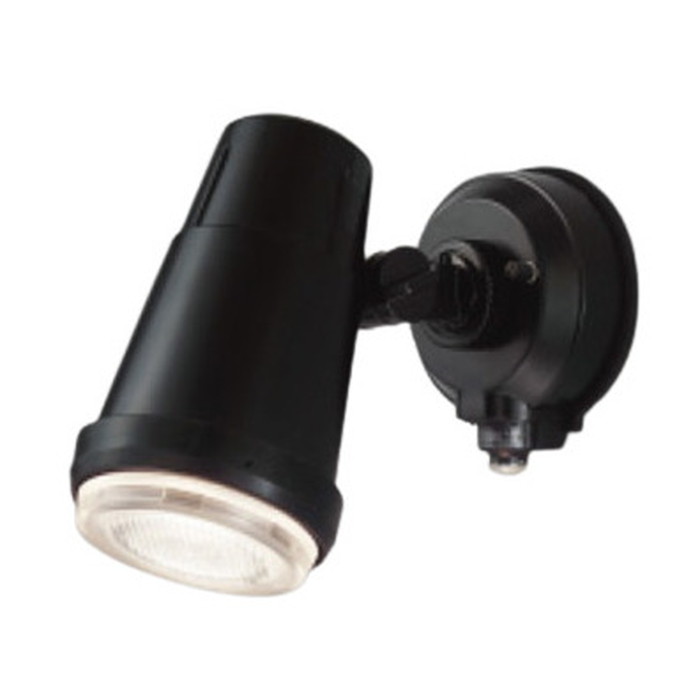 東芝ライテック エクステリア LEDスポットライト ON/OFFセンサー付 ランプ別売 LED一般電球形 E26(指定ランプ) 白熱灯40W～60W相当 ブラック:LEDS88901Y(K)M