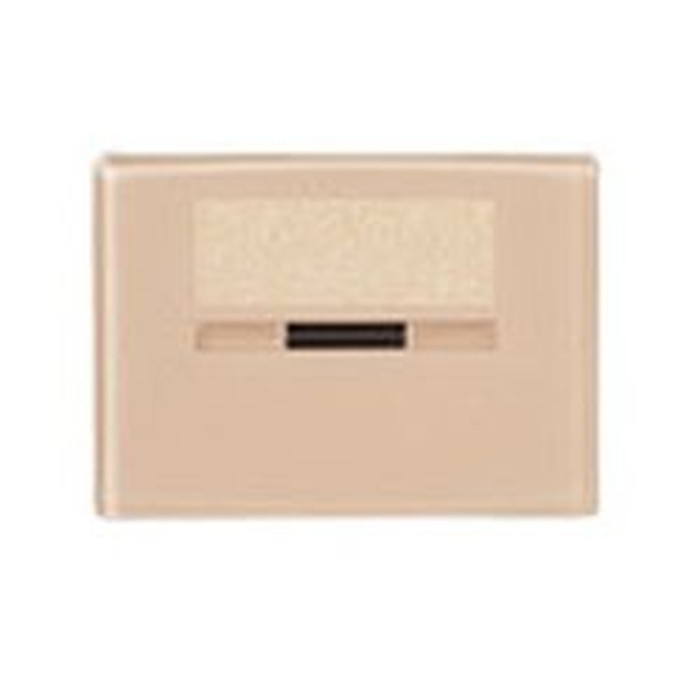 東芝ライテック 配線器具 受注生産品 WIDE-i 表示・ネーム付スイッチカバーS ウォームベージュ WDG1641S(CW)