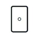 東芝ライテック 配線器具 WIDE-i プレート テレフォン用1連 φ9・φ12穴兼用 スイッチ/コンセント用 ウォームベージュ WDG5451(CW)