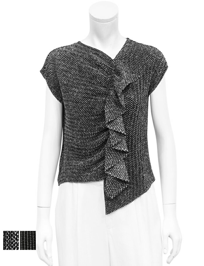 ギフト対応の詳細はこちら 半袖ブラウス SIZE 重さ:ブラック 重さ:モノトーン系 Free(3～31号) 132g 122g 平置き寸法 バスト 裄丈 着丈 - 85cm 26cm 49cm 着用寸法 バスト(対応サイズ) 裄丈 着丈 ...