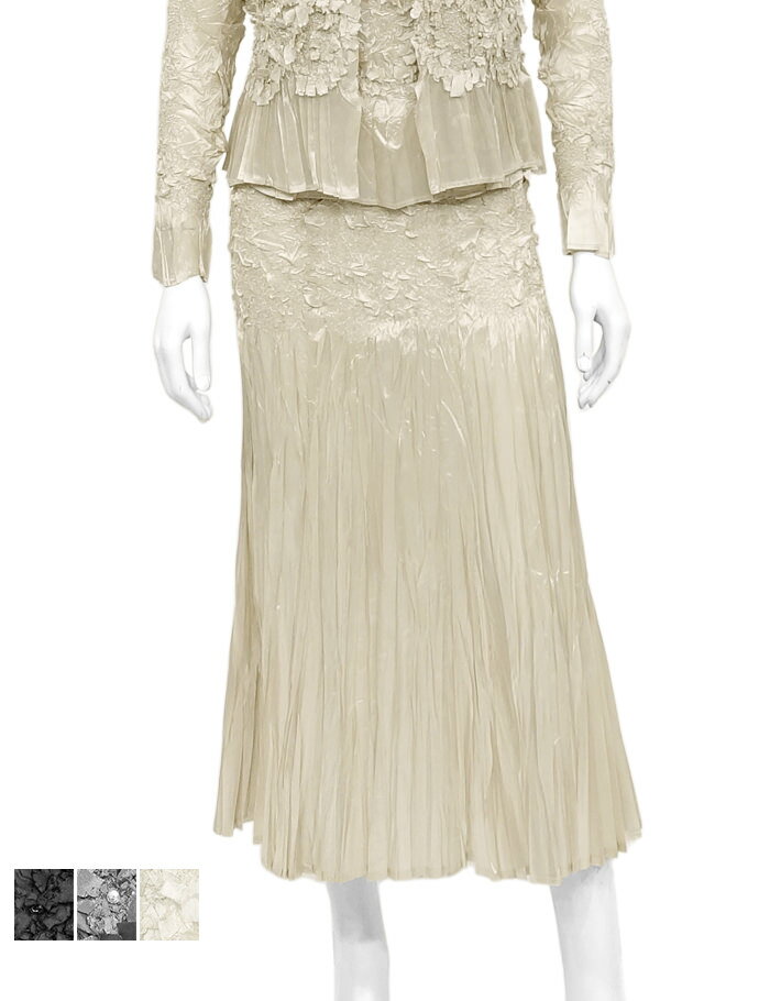 スペッチオ スカート ロング プリーツ ロングスカート レディース 洗える 速乾 上品 フォーマル 春 夏 秋 冬 7-17号 S/M/L/XL/3L/4L 細見え 体型カバー【SPECCHIO 公式店】フォーマル オフィス ビジネス きれいめ ミセス