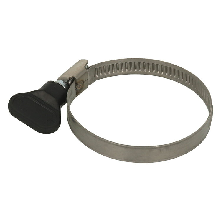 ホースバンドつまみ黒 40-60 ［5個］#樹脂製 つまみ 締付簡単 交換 吸水ホース 自動車 ガス配管