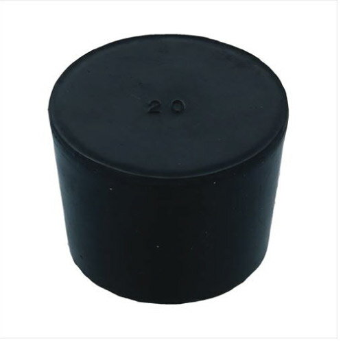 EB ゴム栓 No.25 黒 (上径74mm 下径67mm 高さ45mm)