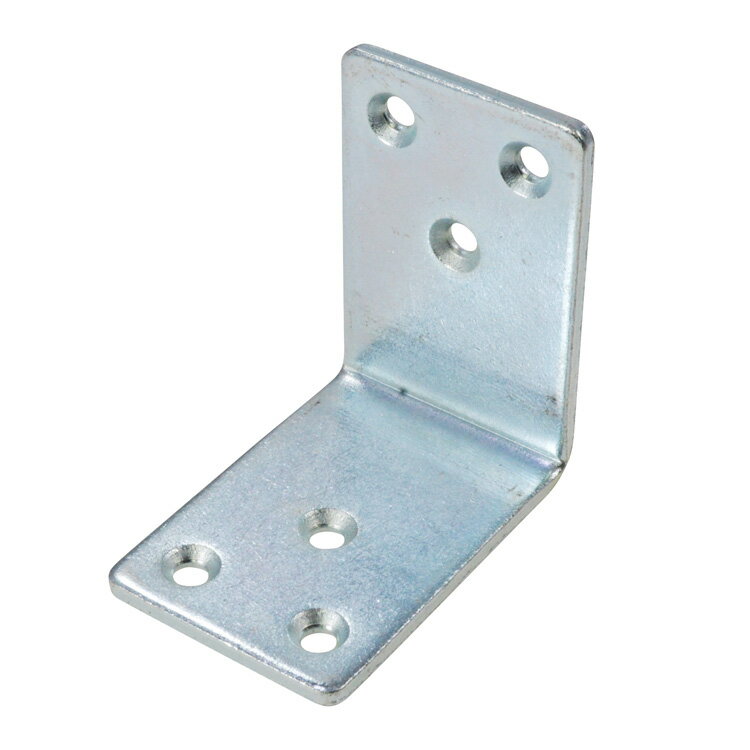 幅広金折 袋 3.2×40×60 ［50個 (10個×5セット)］#補強金物 隅金 幅広 取付 接合 金具 金折 L型金具 DIY 八幡ねじ