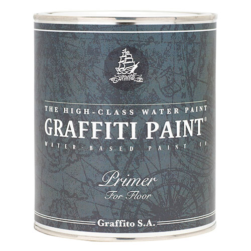 VI グラフィティーペイント GFFP 1L 中型缶フロアプライマーグラフィティーペイント (透明) 1個 Graffiti Paint ペンキ 水性塗料