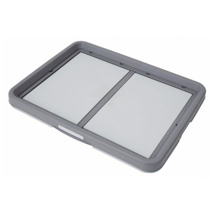 Tray Toilet Container - JL ペティオ 片手でらくらく ドッグトレー グレー ワイド 【6個】