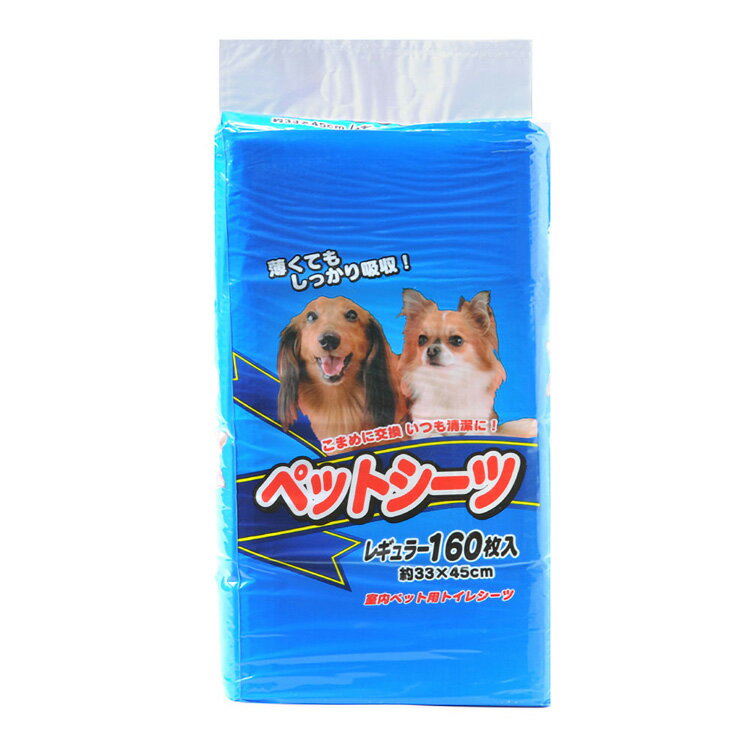 取 JL 常陸化工 ペットシーツ レギュラー160枚 【6個】