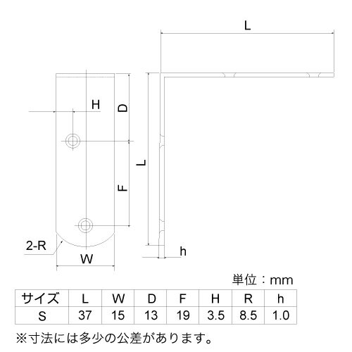 SELECTS 補助金具 L字金折 S ゴールドブロンズ ［10個］ #八幡ねじ YAHATA DIY 通販