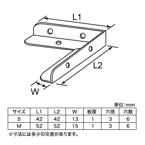 SELECTS 補助金具 二方面 S マットホワイト ［10個］ #白 八幡ねじ YAHATA DIY 通販