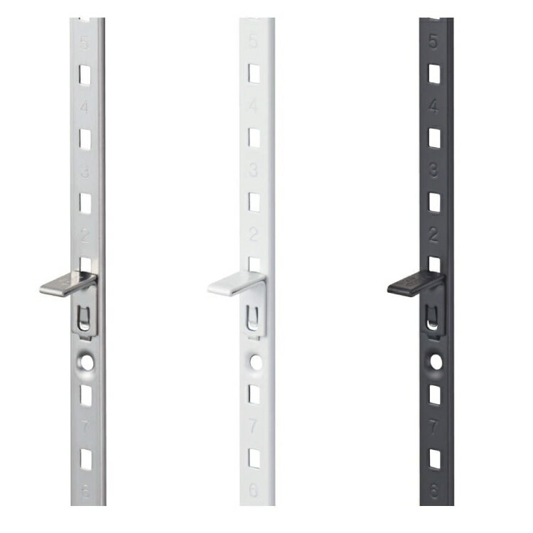 Rakuten - SUG ステンレス鋼製棚柱 シルバー 【品番：SPE-2620】 注文コード：120-021-423 スガツネ工業 LAMP #可動棚、棚受けレール、ダボレール、ダボ柱、ガチャ柱、棚収納、自在棚 棚柱・棚受・ディスプレイ