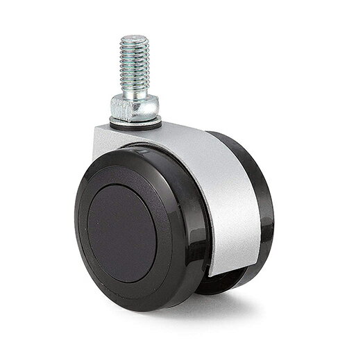 SUG エラストマー車キャスターFAU55N型ねじ込みタイプ 【品番 : FAU55N10R】 注文コード : 200-133-285 スガツネ工業#スガツネ キャスター カーペット たたみ 双輪