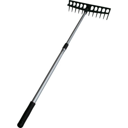 TR コンパル アルミ伸縮レーキ12本爪