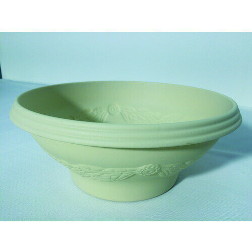 TR IRIS 191771 レリーフボールプランター ウォームベージュ 360