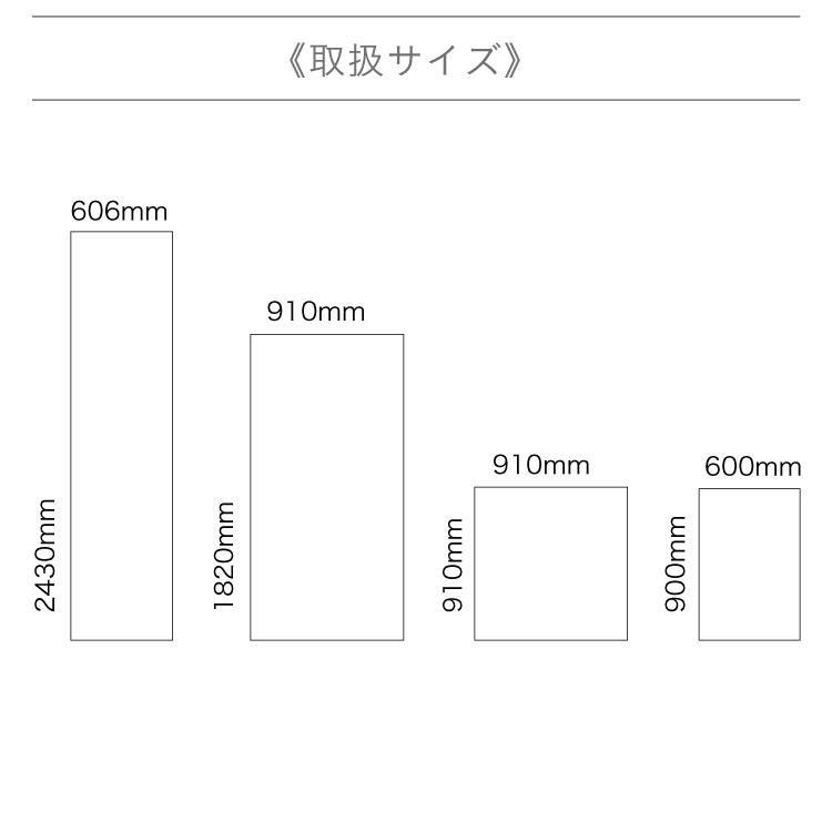 メーカー直送 有孔ボード MDF マットコート (KY) 4x8版 (縦半裁) 2430×606×5.5 【6枚x1セット】 代引き・同梱不可 3