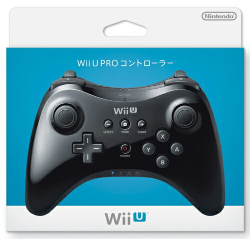 【即納★新品】任天堂　Wii　U　PRO　コントローラー　クロ(kuro)