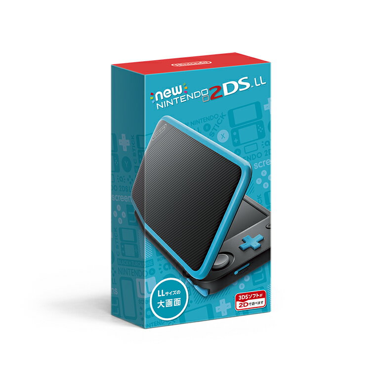 【即納★新品】2DS Newニンテンドー2DS LL ブラック×ターコイズ(本体)