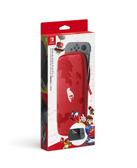 【即納★新品】NSWキャリングケーススーパーマリオオデッセイエディション(画面保護シート付き)【2017年10月27日発売】