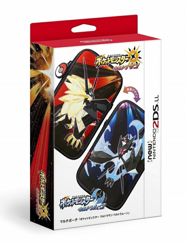 【即納　新品】2DS マルチポーチ ポケットモンスター ウルトラサン・ウルトラムーン for Newニンテンドー2DS LL【2017年11月17日発売】