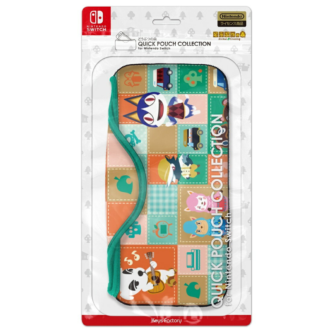 NSW QUICK POUCH COLLECTION for Nintendo Switch どうぶつの森Type-A(スイッチ 周辺機器)