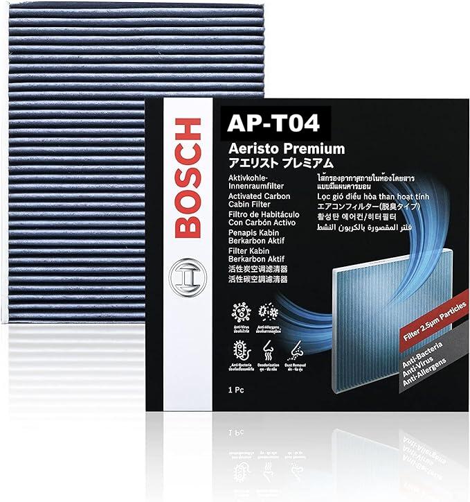 AP-T04 トヨタ アベンシス セダン [T25] 全車種 BOSCH(ボッシュ)製 アエリストプレミアム 抗ウイルスタイプ エアコンフィルター キャビンフィルター (適合表参照)