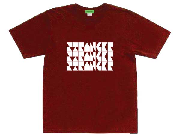 発泡/蓄光 STRANGER T-shirt（発泡/蓄光ストレンジャーTシャツ）WINE RED 漫画tマンガtアニメt魔太郎がくる 切人がきた 藤子不二雄aブラック商会変奇郎シャドウ商会変奇郎笑ゥせぇるすまんパーマンドラえもん