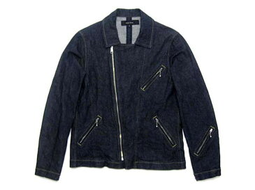 【SALE!!6/14(日)17時まで】左綾 DENIM DOUBLE RIDERS JKT（左綾デニムダブルライダースジャケット） w riders jacketsjkt本革ジャン皮ジャンschottショットvansonバンソンlewis leathersルイスレザーaero leatherエアロレザーbucoブコbeckベックbatesベイツ古着