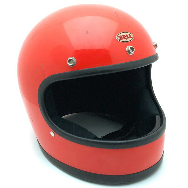 BELL STAR 120 ORANGE 61cm 【海外直輸入中古品】フルフェイスヘルメット アメリカン 族ヘル オンロード ベル スター120 オレンジ 橙色 L～XLサイズ