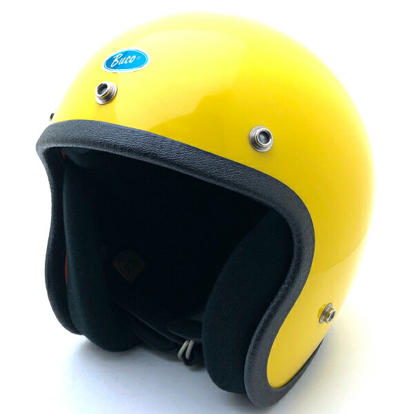 Dead Stock 新品 箱付 BUCO ENDURO YELLOW 56cm 【海外直輸入新古品】デッドストック未使用品nosスモールジェットヘルメットオープンフェイスアメリカンブコエンデューロイエロー黄色Sサイズ