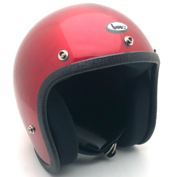 楽天SPEED ADDICT 楽天市場店Dead Stock 新品 BUCO ENDURO RED METALLIC 60cm 【海外直輸入新古品】デッドストック 未使用品 nos スモールジェットヘルメット オープンフェイス アメリカン ブコ エンデューロ レッド 赤色 メタリック Lサイズ