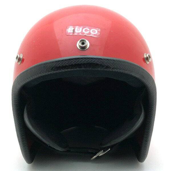 箱付 BUCO MINI ENDURO RED 54cm 【海外直輸入中古品】スモールジェットヘルメット オープンフェイス アメリカン ブコ ミニエンデューロ レッド 赤色 XSサイズ