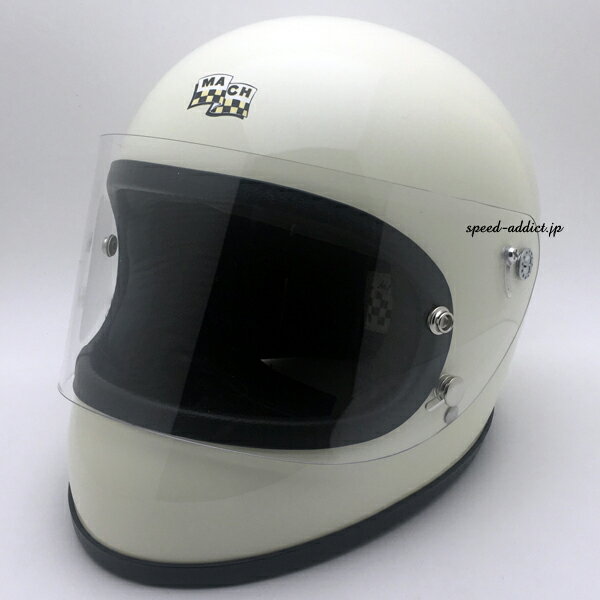 McHAL MACH 02 APOLLO Full Face Helmet （マックホールマッハアポロフルフェイスヘルメット）IVORY アイボリーwhite白オンロードフルフェイスレーシングocean beatleオーシャンビートルptr500txshortymtxftrlacbuco racerブコレーサー
