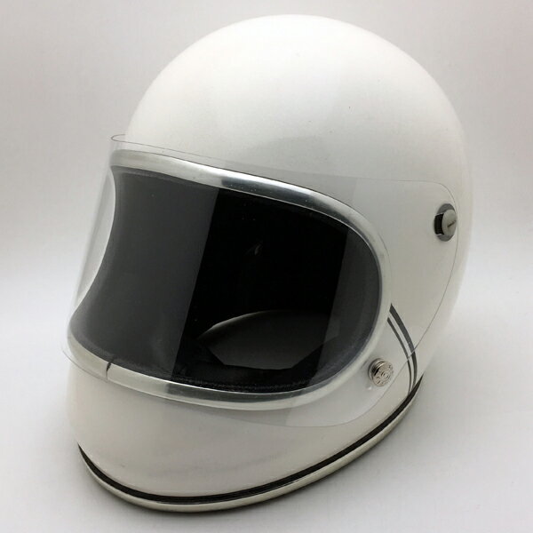 Arthur Af50 ヴィンテージvintageクラシック単車旧車ライダービンテージバイク用チョッパーバイク乗りchopperハーレーharley オールドスクールoldskoolお洒落オシャレバイカーファッションツーリング ヘルメット Bhvクリアシールド付 White Fulmer Af50 60cm Fulmer フル
