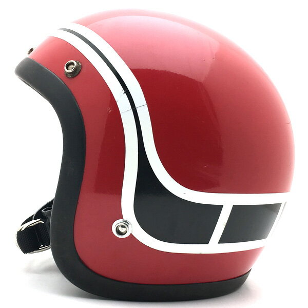 YAMAHA STROBE RED 56cm 【海外直輸入中古品】スモールジェットヘルメットオープンフェイスアメリカン..