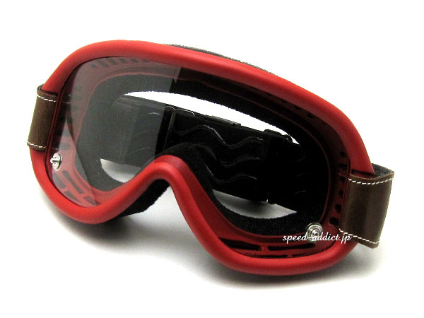 【楽天1位獲得】baruffaldi SPEED 4 GOGGLE（バルファルディスピード4ゴーグル）RED 赤レッドジェットヘルメットフル…