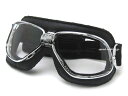 nannini Biker GOGGLE（ナンニーニバイカーゴーグル ）BLACK/CHROME × ANTI FOG 黒ブラック二眼2眼bsanortonbmwducatiMV agustaアグスタbiker shadeバイカーシェードレトロクラシックカーオープンカーhalcyonハルシオン英車英国車60s70s