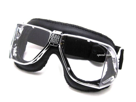 nannini Custom GOGGLE（ナンニーニカスタムゴーグル）BLACK/CHROME × ANTI FOG CLEAR 四眼式4眼式biker shadeバイカーシェードメガネ眼鏡サングラストライアンフbsanortonノートンbmwducatiドゥカティMV agustaアグスタukオープンカー