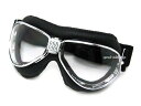 【楽天1位獲得】nannini TT GOGGLE（ナンニーニTTゴーグル）BLACK/CHROME × ANTI FOG CLEAR ティアドロップマン島ttレースツーリストトロフィーmanxマンクスグランプリイギリスブリテッシュ英車英国車オートバイクhalcyonハルシオンuk 1