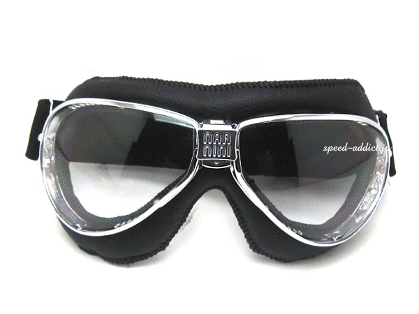 【楽天1位獲得】nannini TT GOGGLE（ナンニーニTTゴーグル）BLACK/CHROME × ANTI FOG CLEAR ティアドロップマン島ttレースツーリストトロフィーmanxマンクスグランプリイギリスブリテッシュ英車英国車オートバイクhalcyonハルシオンuk 3