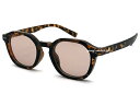 【SALE!!8/31(日)10時まで】CROWN PANTO SQUARE SUNGLASS(クラウンパントスクエアサングラス)べっ甲 × LIGHT BRO...