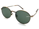 【SALE!!8/31(日)10時まで】METAL ROUND BOSTON SUNGLASS(メタルラウンドボストンサングラス)BRONZE × DARK G...