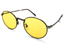 【SALE!!8/31(日)10時まで】METAL ROUND BOSTON SUNGLASS(メタルラウンドボストンサングラス)BRONZE × YELLOW...